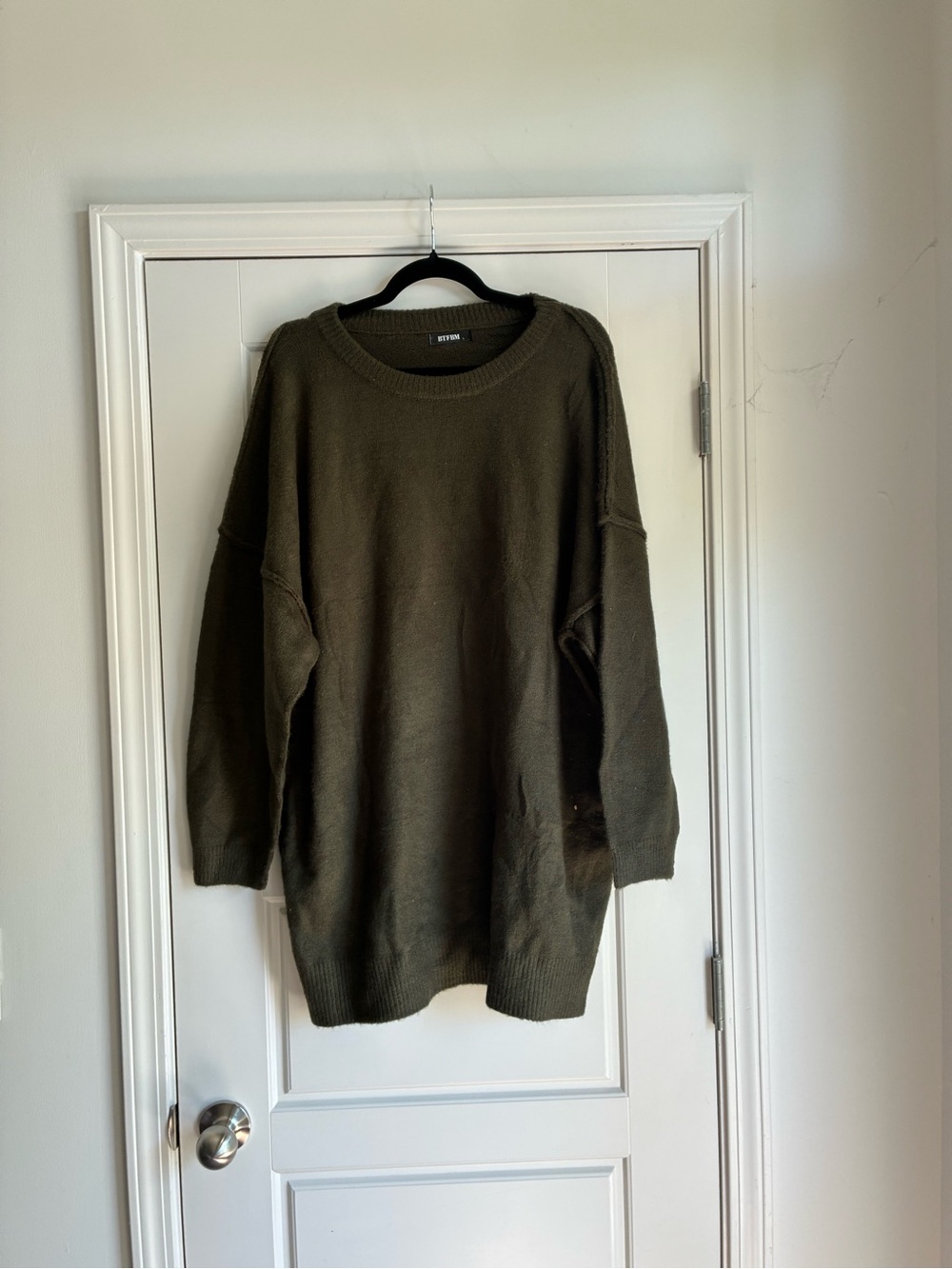 BTFBM Olive Sweater Dress - Large